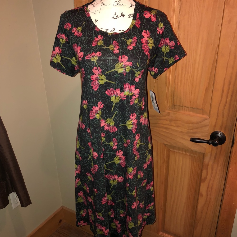❌SOLD❌ NWT S LLR Carly Dress w/Pink Floral Print - Picture 1 of 8
